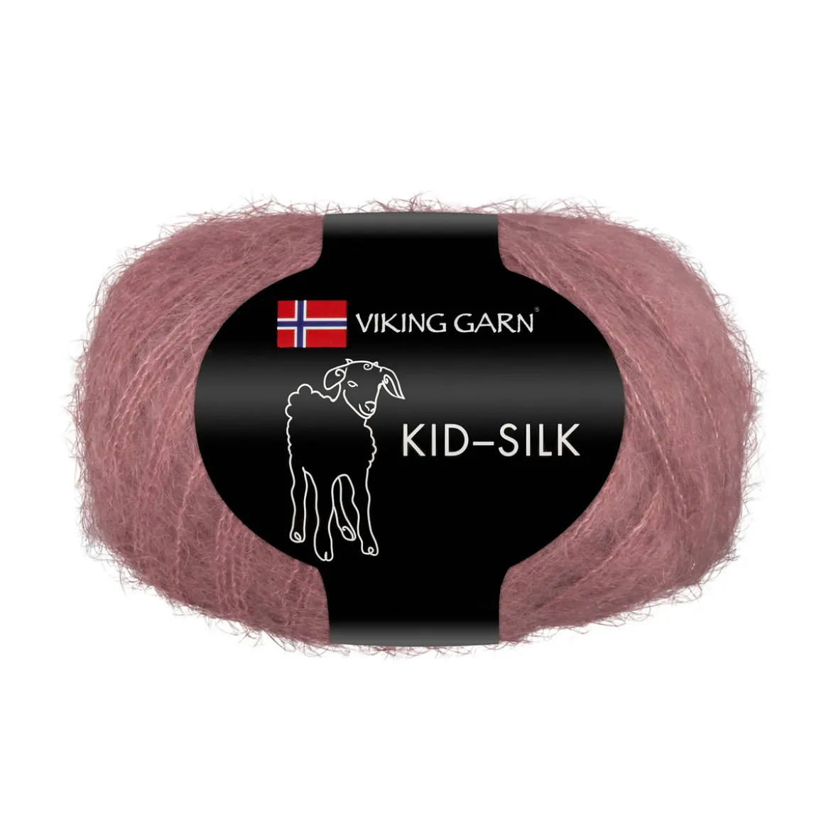 Viking Garn Kid-Silk 25g gammelrosa 371