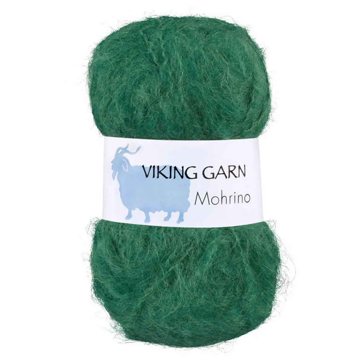 Viking Garn Mohrino 50g mörkgrön 536