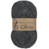 Viking Garn Olivia 50g antracitgrå