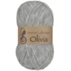 Viking Garn Olivia 50g grå