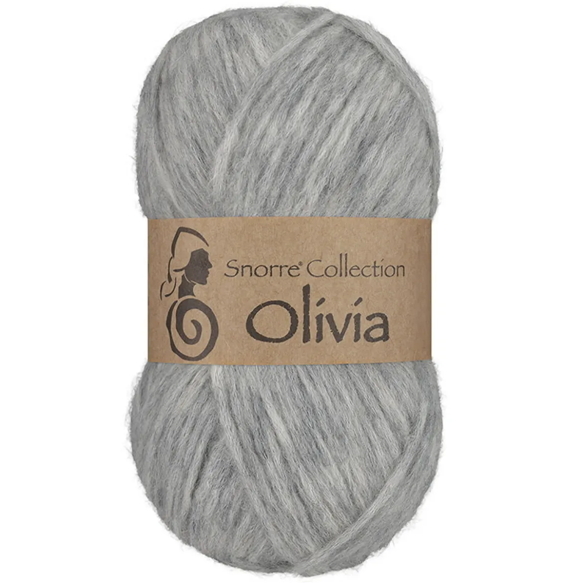 Viking Garn Olivia 50g grå