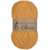 Viking Garn Olivia 50g mörkgul