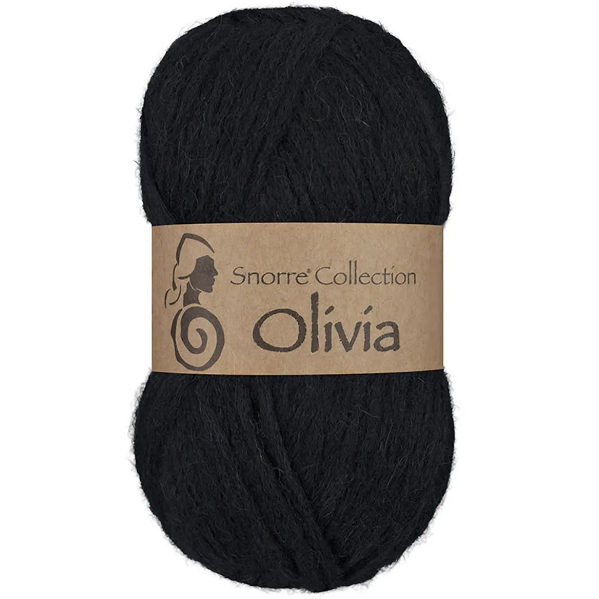 Viking Garn Olivia 50g svart