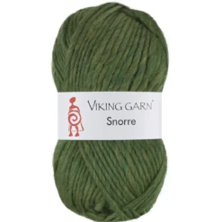 Viking Garn Snorre 100g grön 232