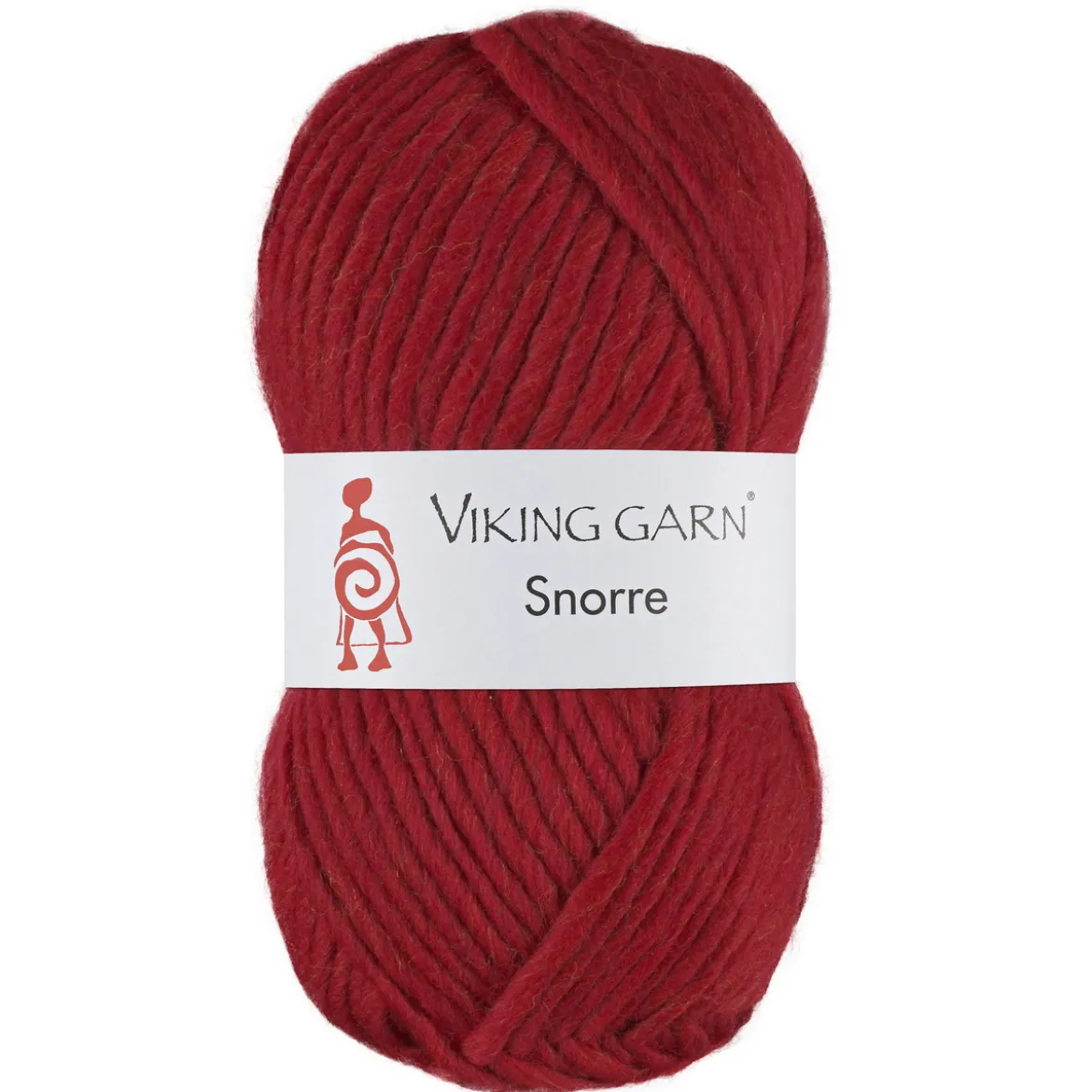 Viking Garn Snorre 100g mörkröd 265