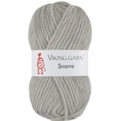 Viking Garn Snorre 100g pärlgrå 212