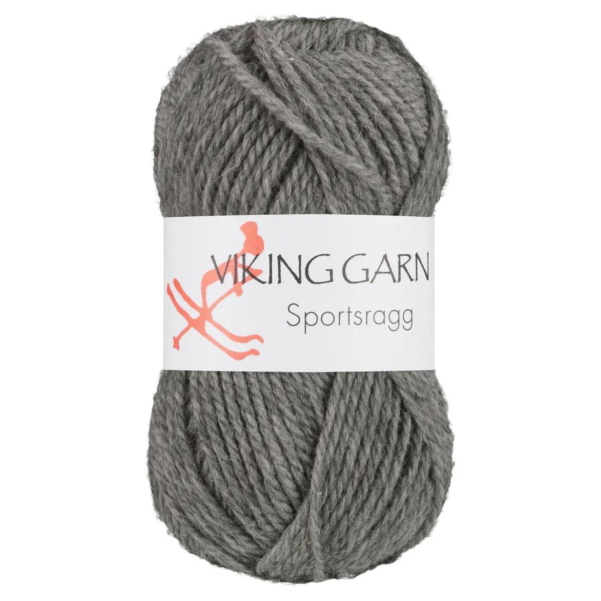 Viking Garn Sportsragg 50g grå 530