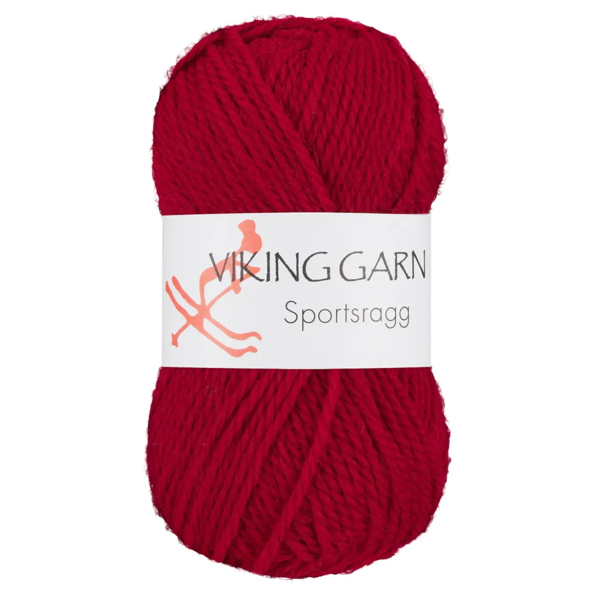 Viking Garn Sportsragg 50g röd 565