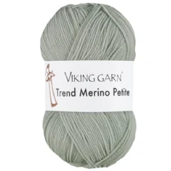 Viking Garn Trend Merino Petite 50g dimgrön 334