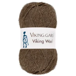 Viking Garn Wool 50g brun 508