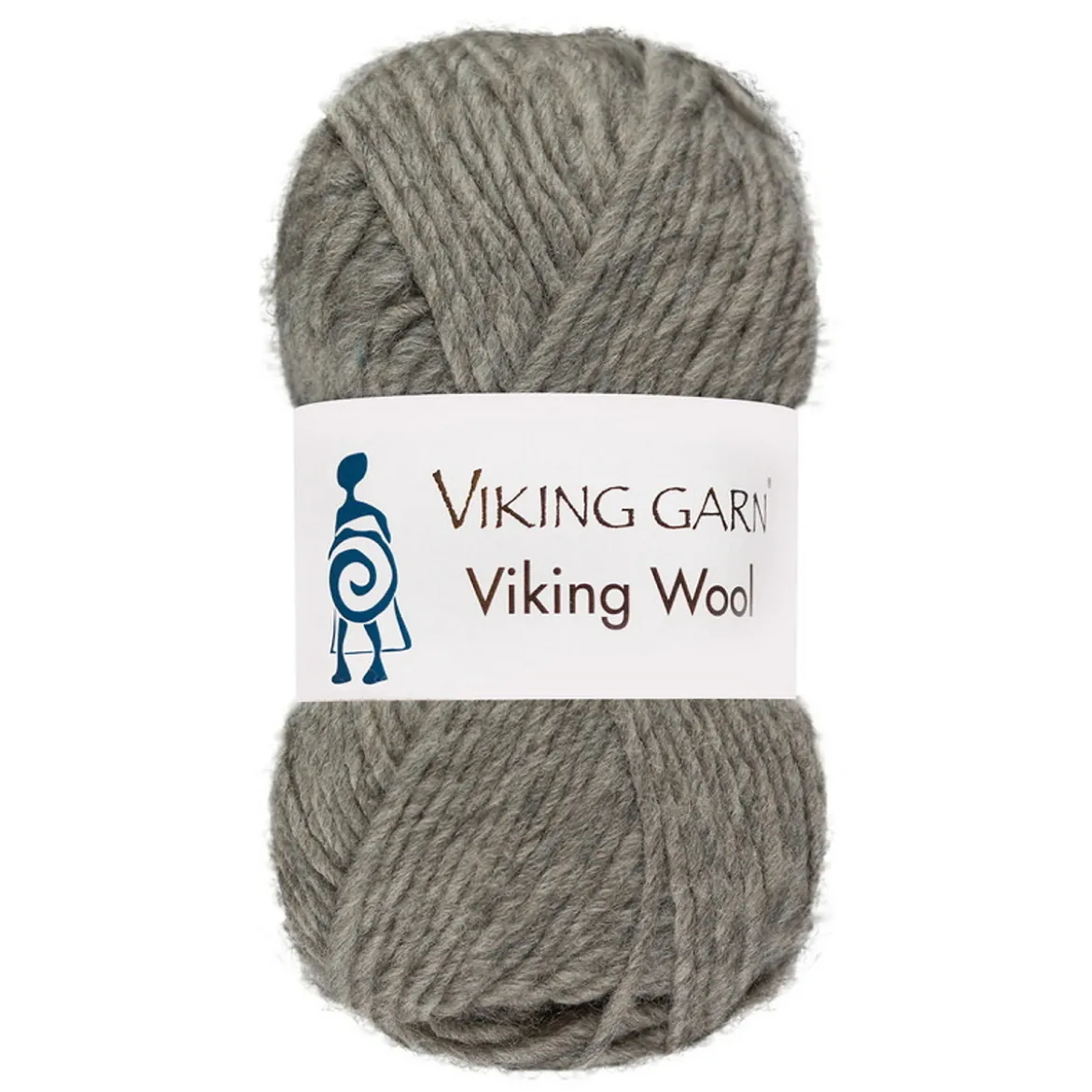 Viking Garn Wool 50g grå 513