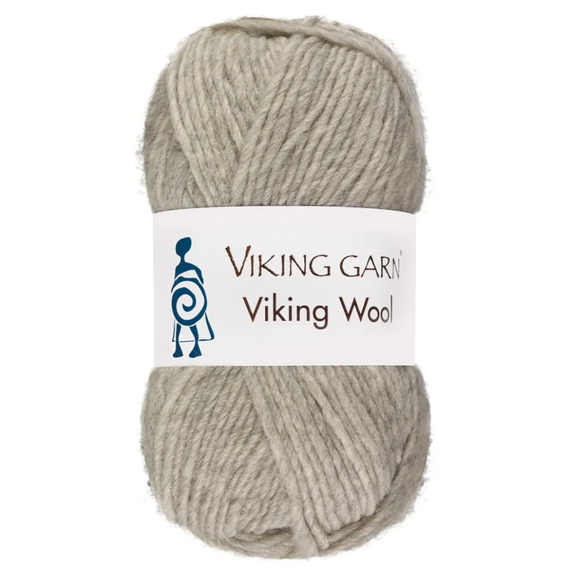 Viking Garn Wool 50g ljusgrå 512