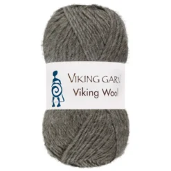 Viking Garn Wool 50g mörkgrå 515