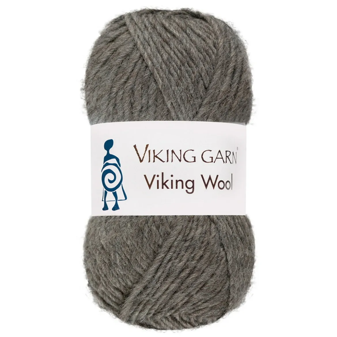 Viking Garn Wool 50g mörkgrå 515