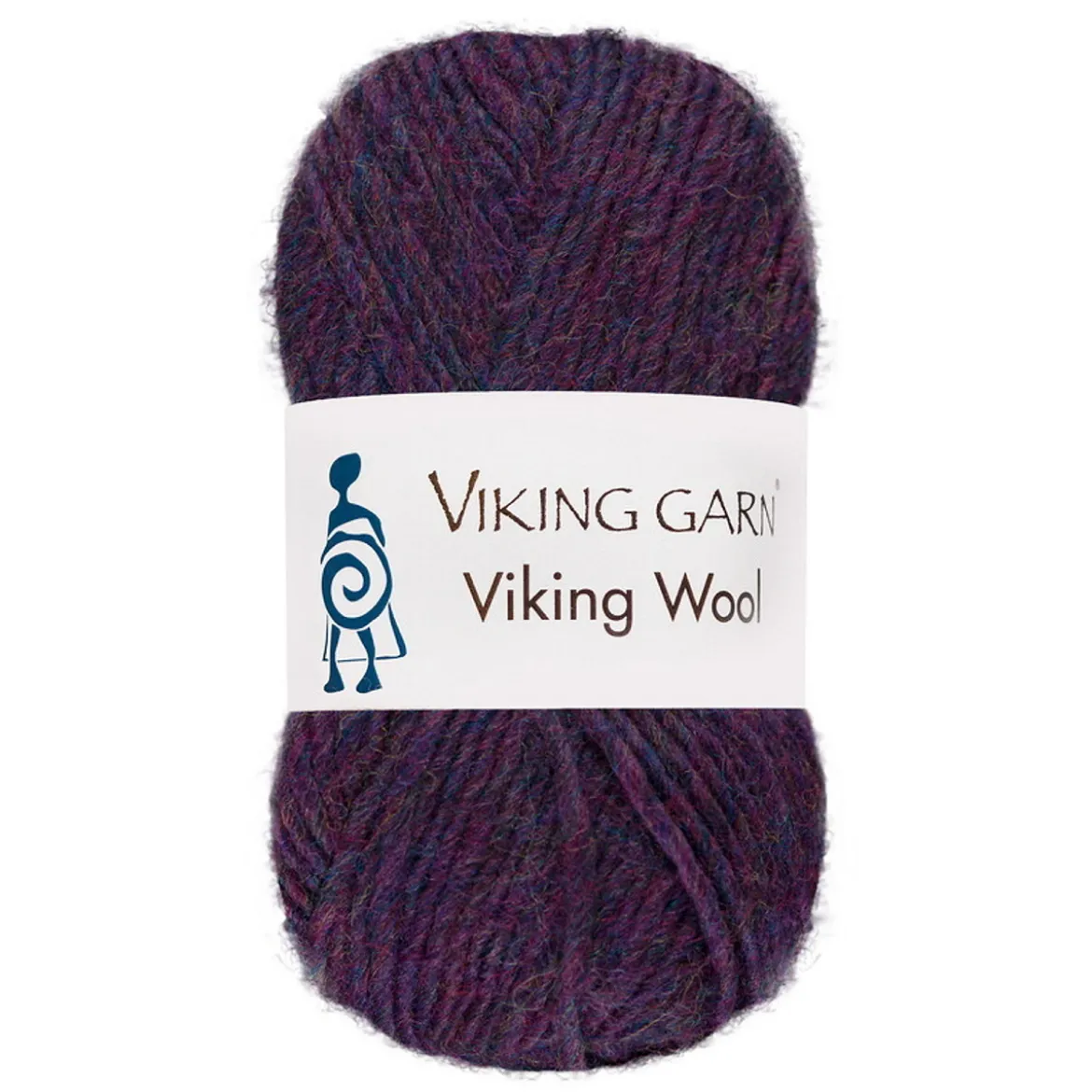 Viking Garn Wool 50g mörklila 569