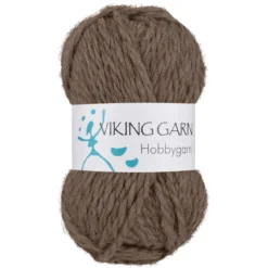 Viking Hobbygarn 50g brun 908