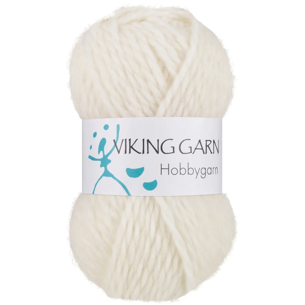 Viking Hobbygarn 50g vit 900