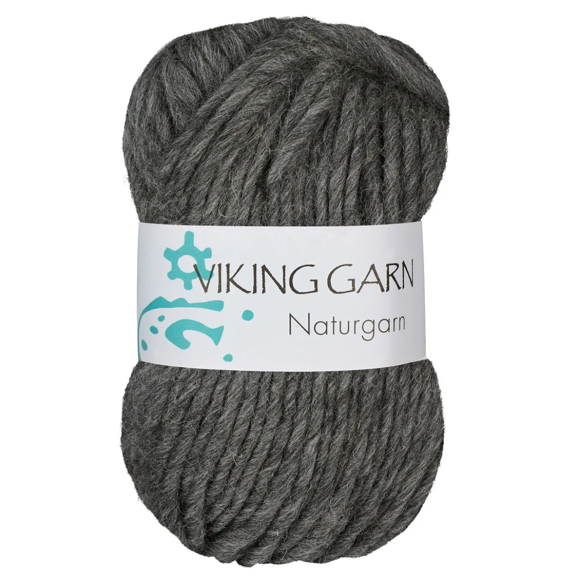 Viking Naturgarn 50g mörkgrå 615