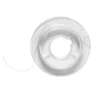 Vit platt / flat elastisk smyckestråd Ø0,3 mm, 30 meter