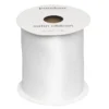 Vitt satinband – 73 mm brett och 5 meter långt