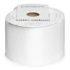 Vitt satinband – 40 mm brett och 8 meter långt