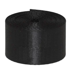 Väskrem av slitstark polyester, svart, 250 cm, bredd 4 cm