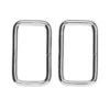 Väskspänne 2-pack – 47×23 mm, silverfärgad. Max rembredd 45 mm