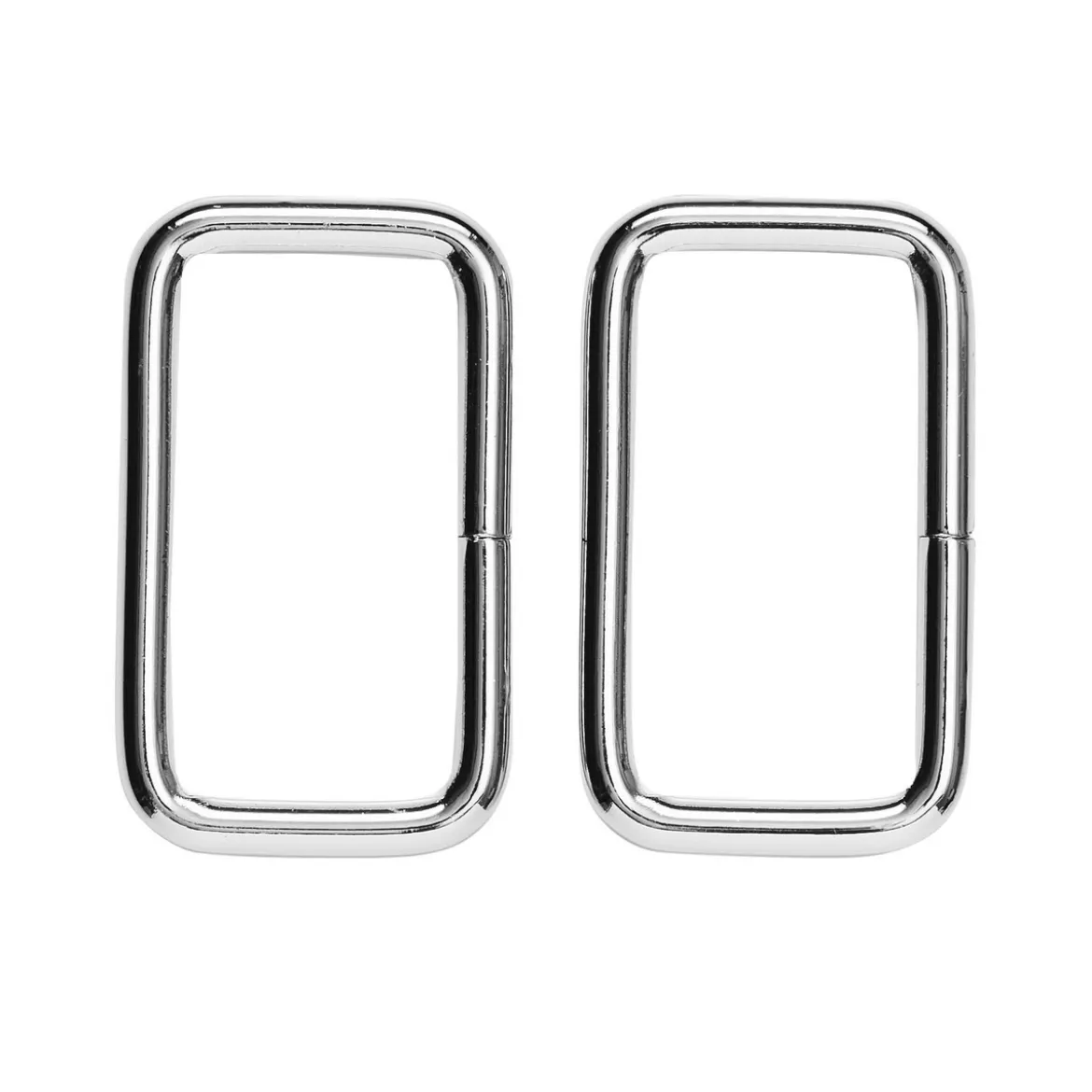 Väskspänne 2-pack – 47×23 mm, silverfärgad. Max rembredd 45 mm