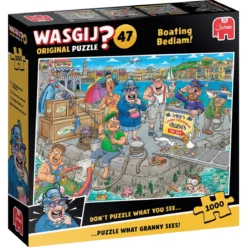 Wasgij pussel #47 Boating Bedlam! 1000 bitar, 68×49 cm