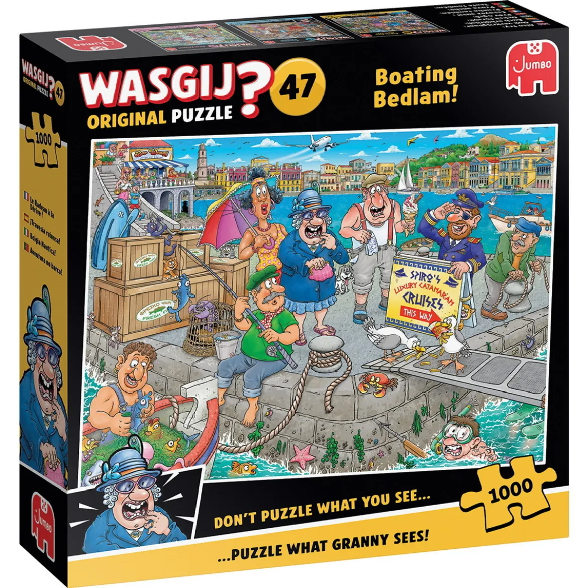 Wasgij pussel #47 Boating Bedlam! 1000 bitar, 68×49 cm