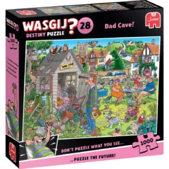 Wasgij pussel #28 Dad Cave! 1000 bitar, 68×49 cm