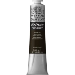 Winsor & Newton Artisan vattenlöslig oljefärg 200 ml Ivory Black 331