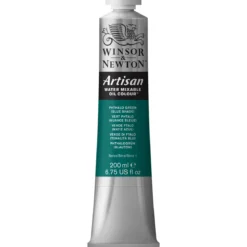 Winsor & Newton Artisan vattenlöslig oljefärg 200 ml Phthalo Green (blue shade) 522