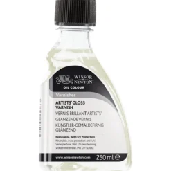 Winsor & Newton Artists' Gloss Varnish 250 ml, skyddande blank fernissa