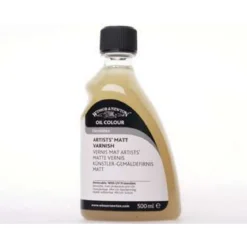 Winsor & Newton Artists' Matt Varnish 500 ml, skyddande matt fernissa