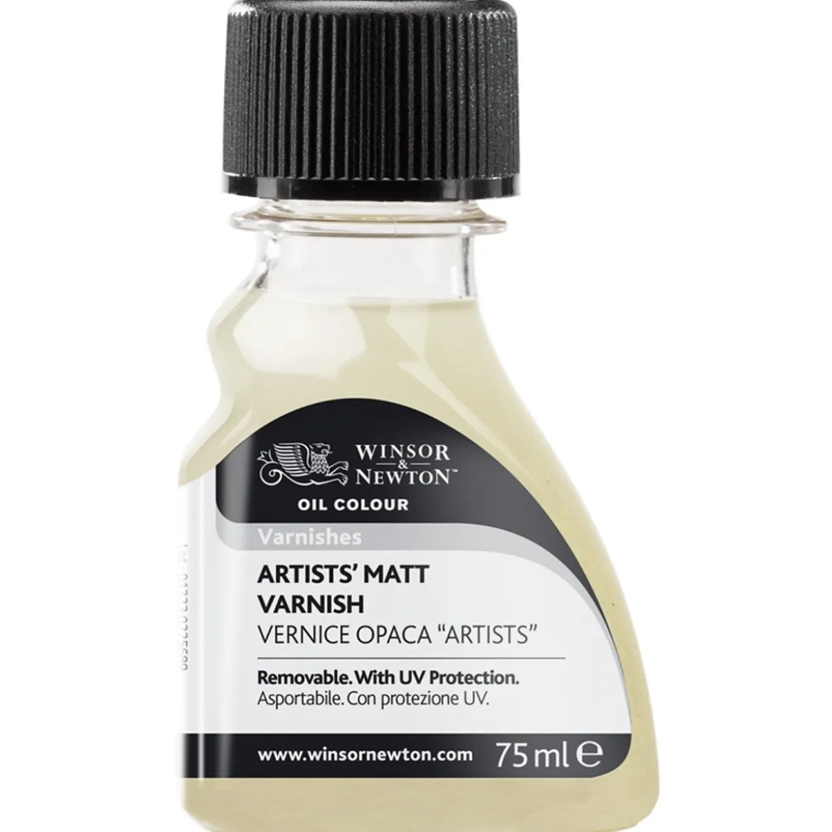 Winsor & Newton Artists' Matt Varnish 75 ml, skyddande matt fernissa