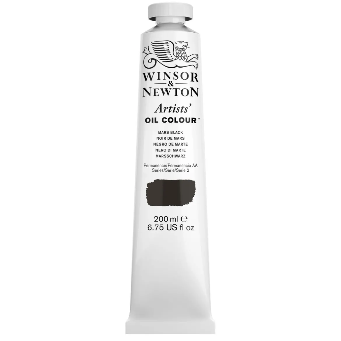 Winsor & Newton Artists' oljefärg 200 ml Mars black 386