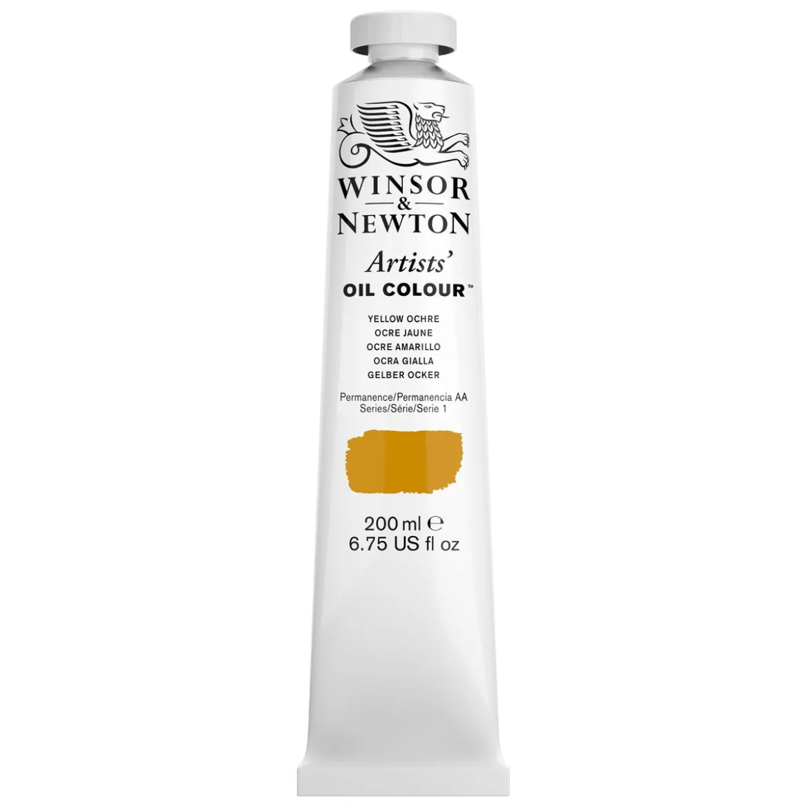 Winsor & Newton Artists' oljefärg 200 ml Yellow ochre 744