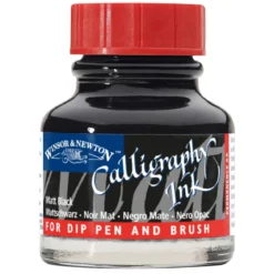 Winsor & Newton Calligraphy Ink, Opaque 30 ml Black 030