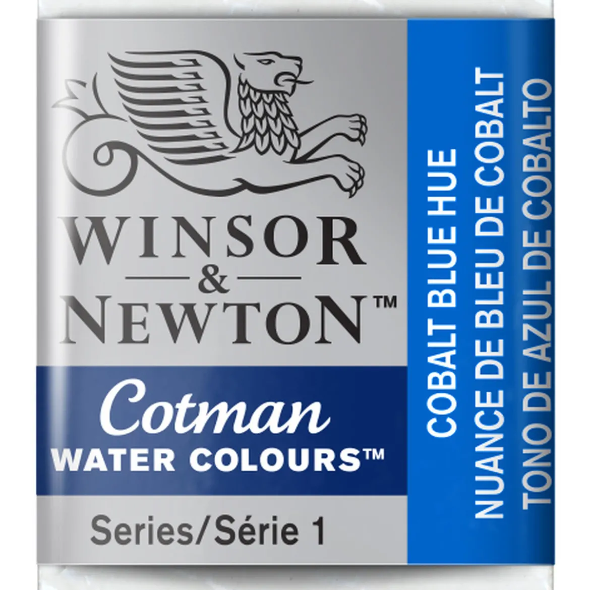 Winsor & Newton Cotman akvarellfärg halvkopp Cobalt Blue Hue 179