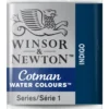 Winsor & Newton Cotman akvarellfärg halvkopp Indigo 322