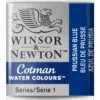 Winsor & Newton Cotman akvarellfärg halvkopp Prussian Blue 538