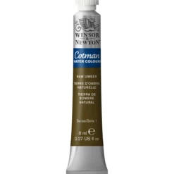 Winsor & Newton Cotman akvarellfärg 8 ml Raw Umber 554