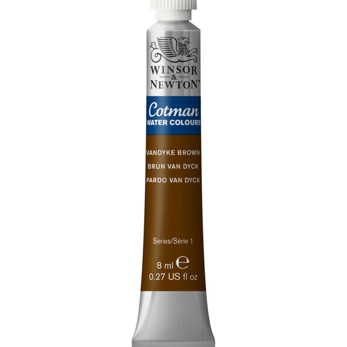 Winsor & Newton Cotman akvarellfärg 8 ml Vandyke Brown 676