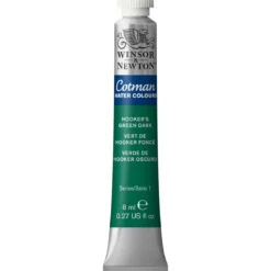 Winsor & Newton Cotman akvarellfärg 8 ml Hookers Green Dark 312