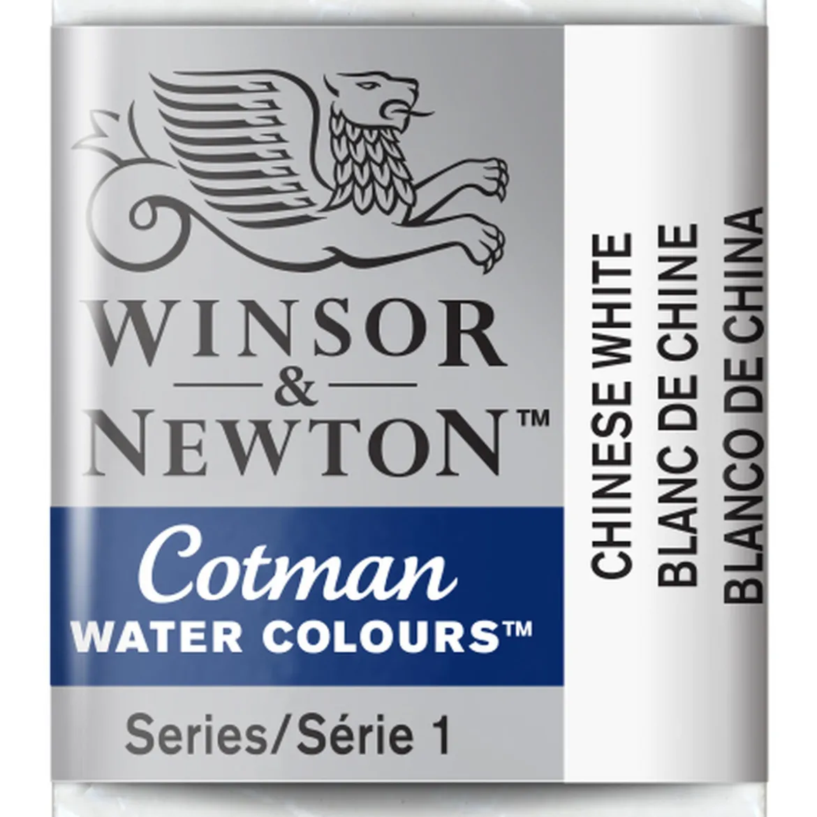 Winsor & Newton Cotman akvarellfärg halvkopp Chinese White 150