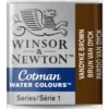 Winsor & Newton Cotman akvarellfärg halvkopp Vandyke Brown 676