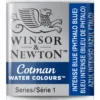 Winsor & Newton Cotman akvarellfärg halvkopp Intense Blue 327