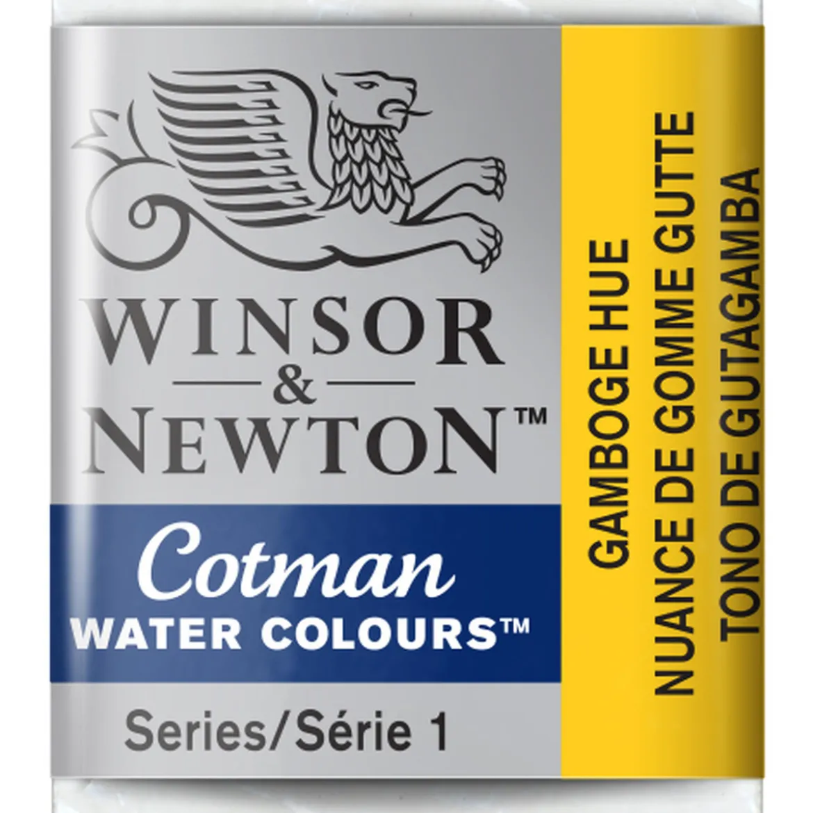 Winsor & Newton Cotman akvarellfärg halvkopp Gamboge Hue 266