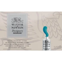 Winsor & Newton Designers Gouache Primary Set, 6×14 ml gouachefärg